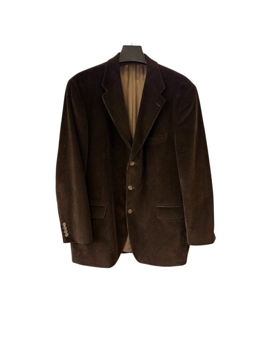 Vintage Ralph Lauren Chaps 48T Brown Corduroy 3-Button Sport Coat
